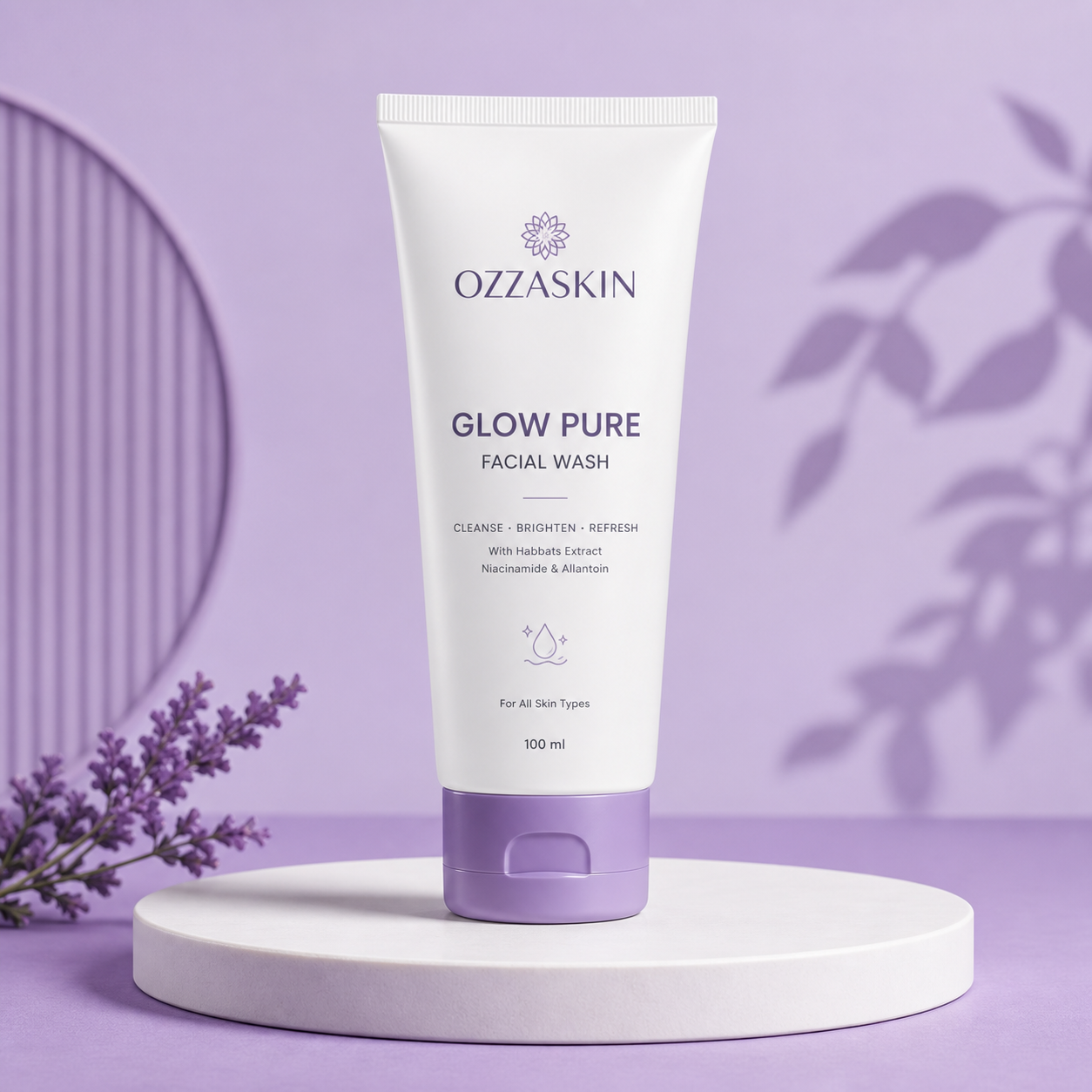 Ozzaskin Glow Pure Habbats Facial Wash 100ml