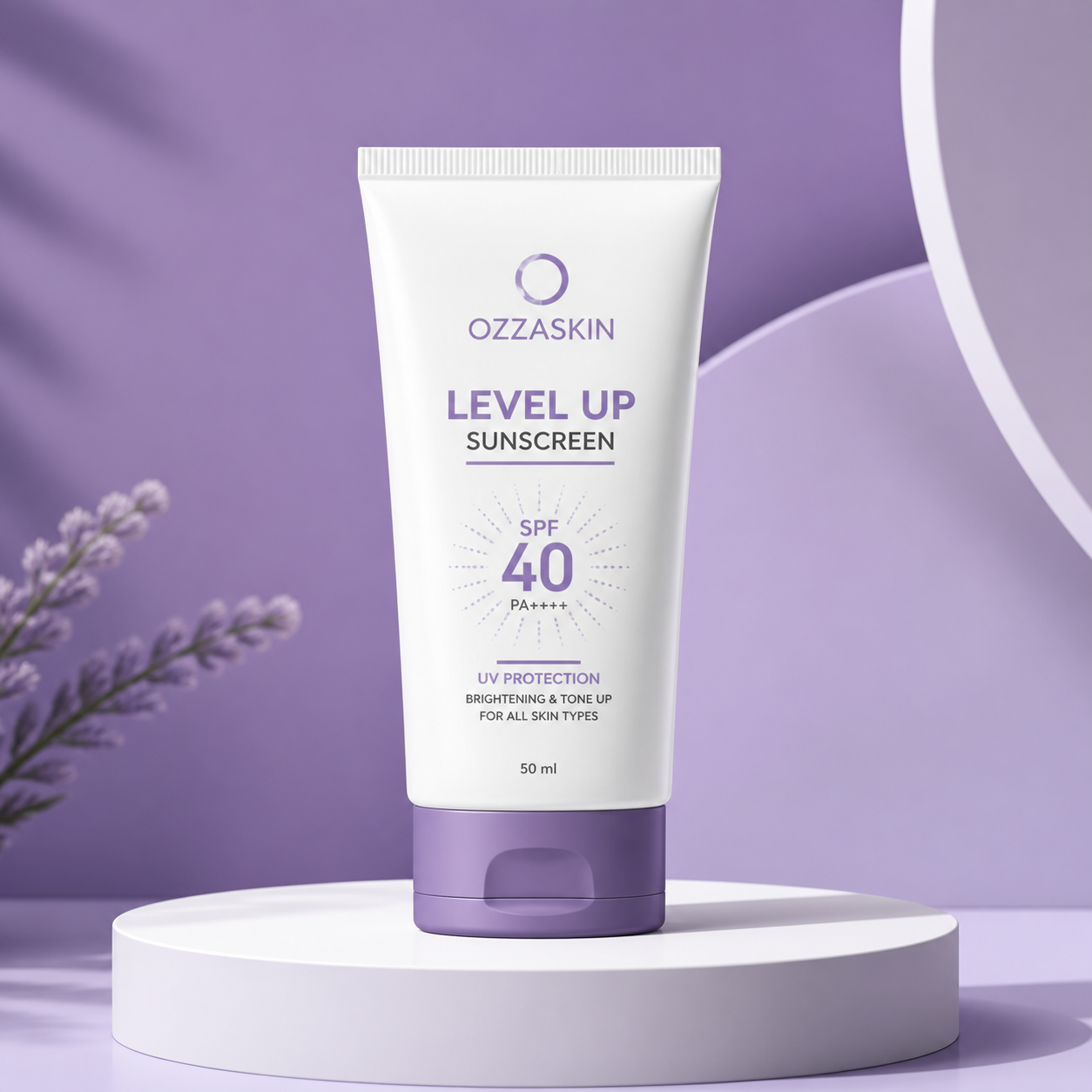 Ozzaskin Level Up Whitening Sunscreen SPF 40 PA+++ 50ml